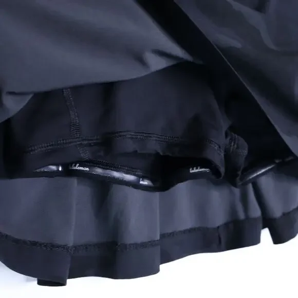 LULULEMON Pace Rival Skirt Mid Rise Heritage 365 Camo Deep Coal Multi Women's 4